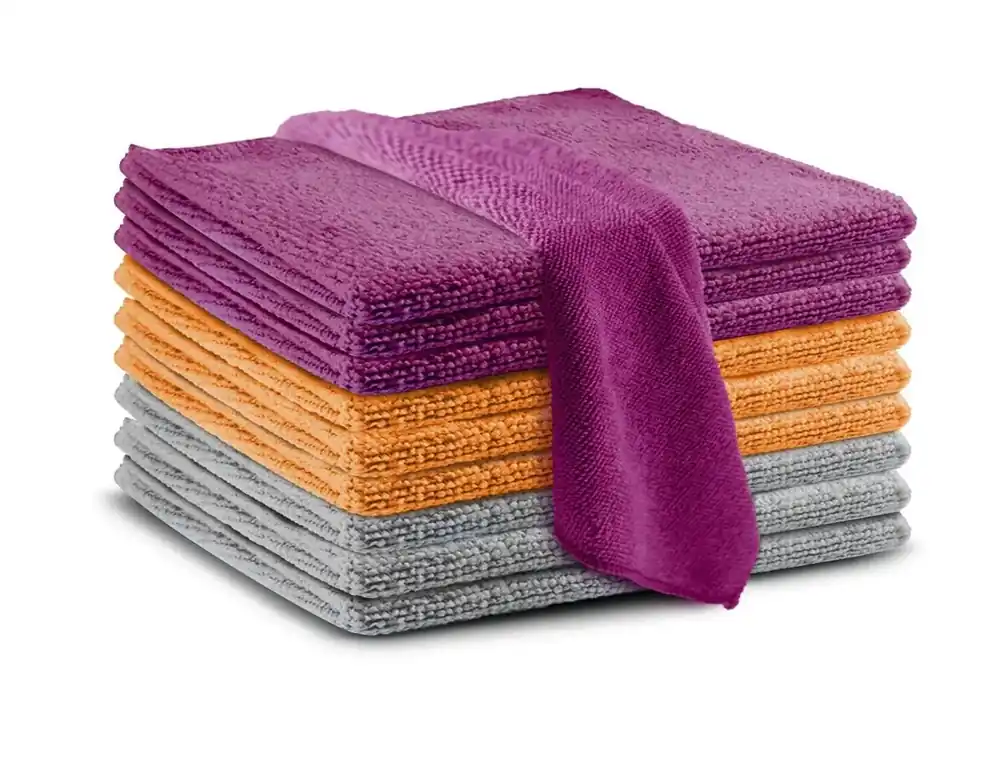 Mikrofasertücher-Set, 3 Farben im Set, 30 x 30 cm, 10-teilig Sonderaktion